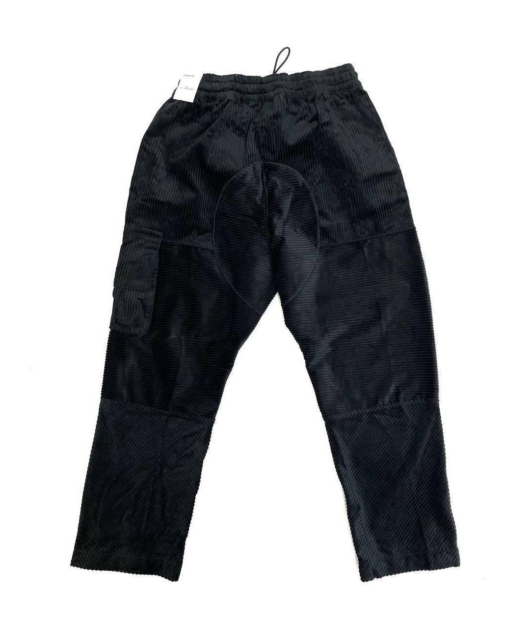 NIKE Черные хлопковые повседневные брюки, фото 2