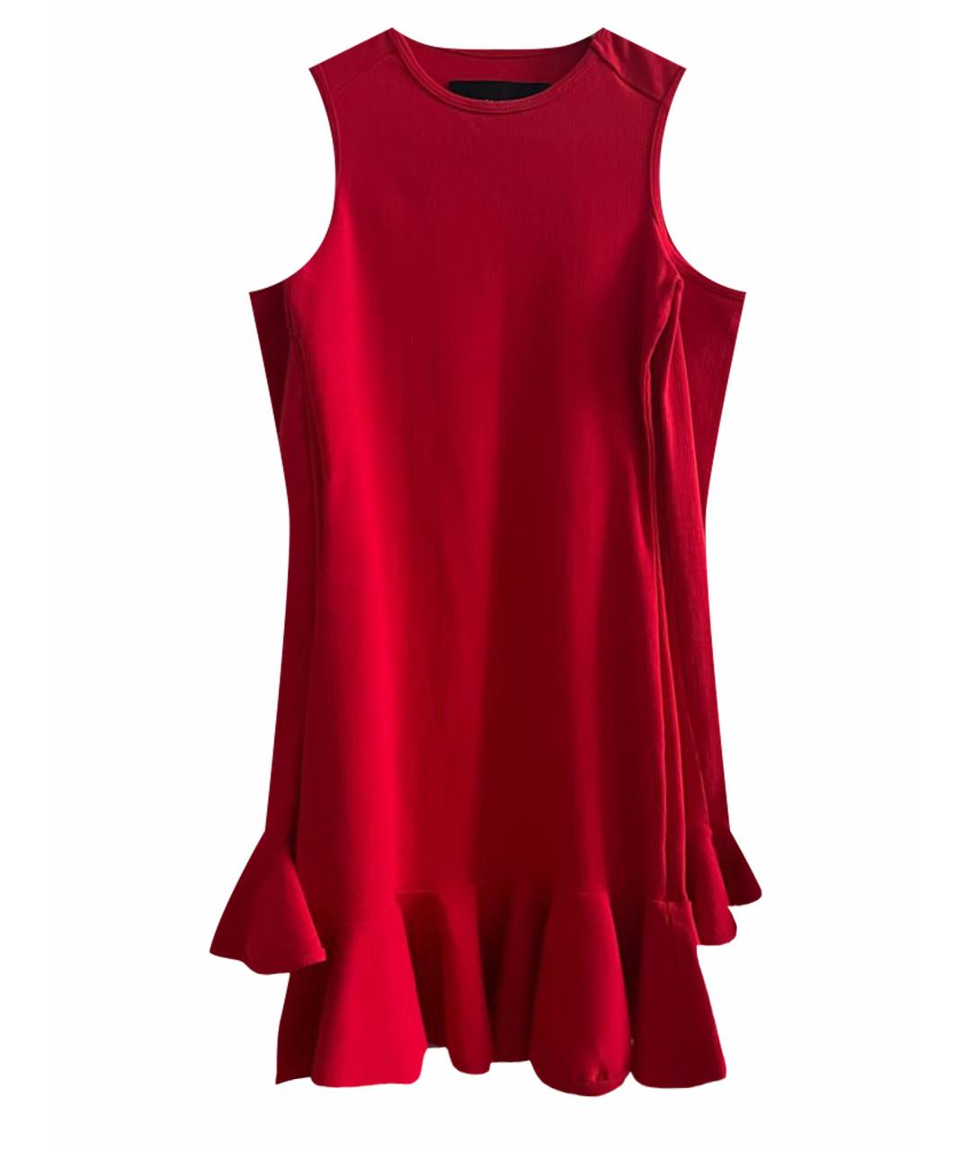 MICHAEL LO SORDO Красное коктейльное платье, фото 1