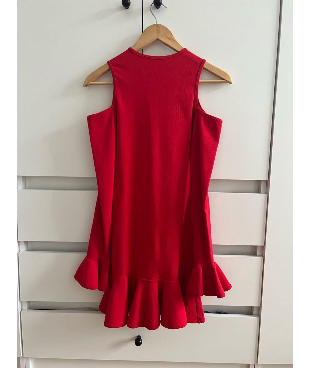MICHAEL LO SORDO Красное коктейльное платье, фото 2