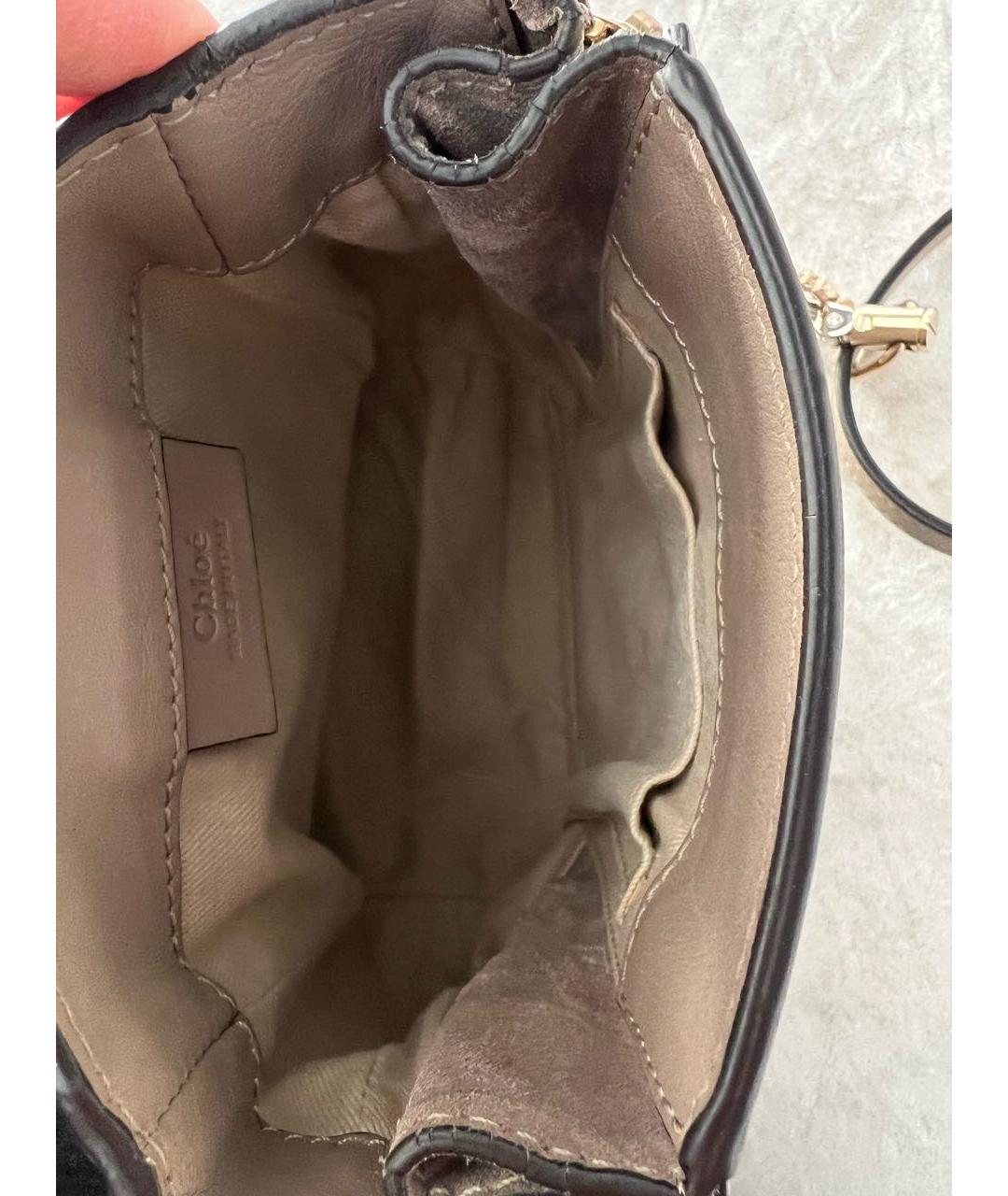 CHLOE Бежевый замшевый рюкзак, фото 4