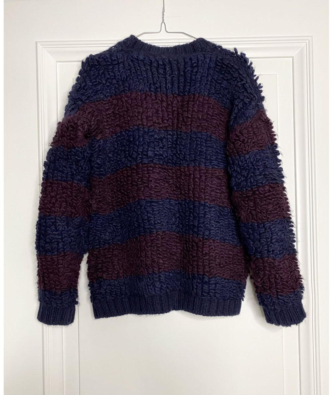 MSGM Темно-синий шерстяной джемпер / свитер, фото 3