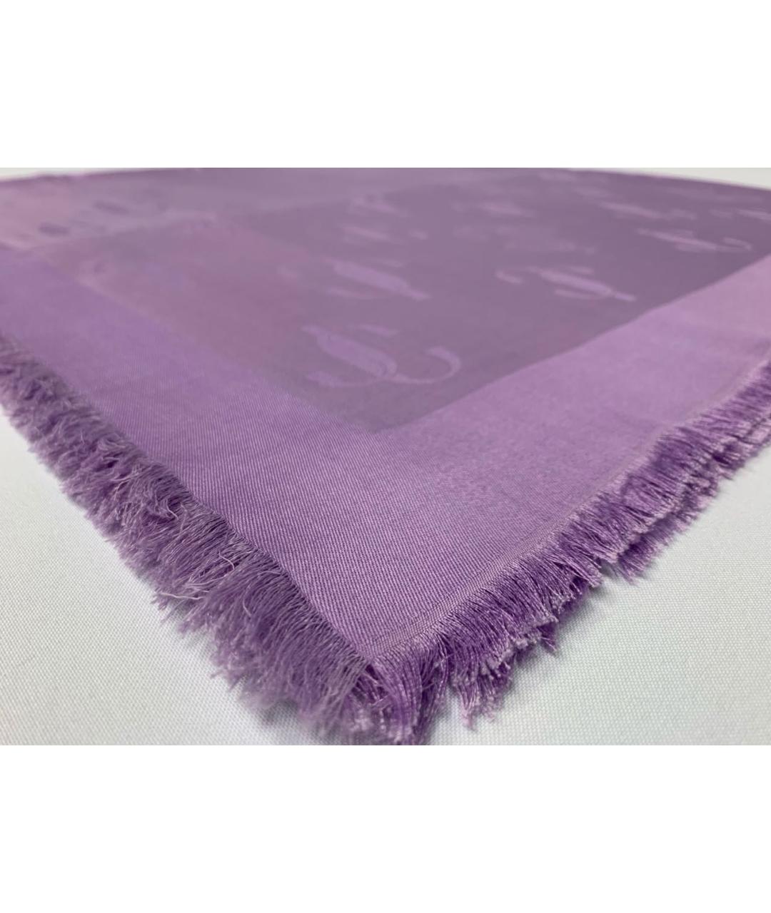 JIMMY CHOO Фиолетовый платок, фото 8