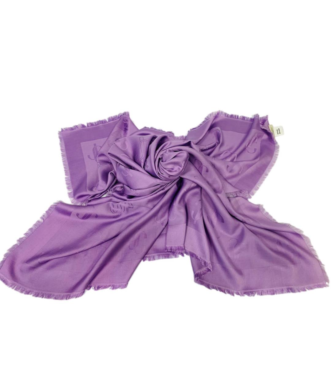 JIMMY CHOO Фиолетовый платок, фото 6