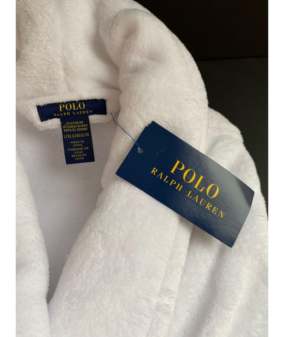 POLO RALPH LAUREN Белый халат, фото 7