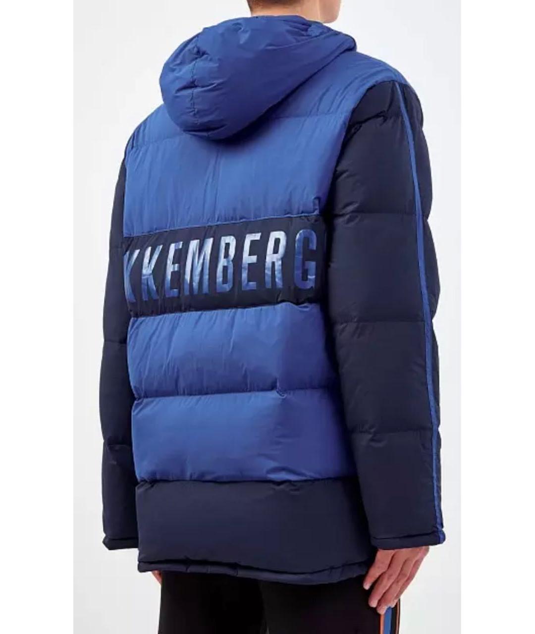 BIKKEMBERGS Синяя полиамидовая куртка, фото 2
