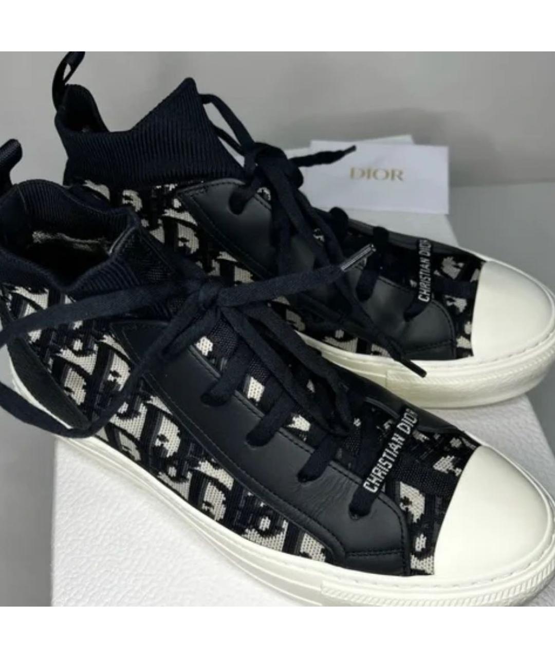 CHRISTIAN DIOR Темно-синие кеды, фото 2