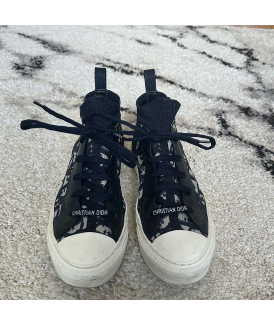 CHRISTIAN DIOR Темно-синие кеды, фото 8