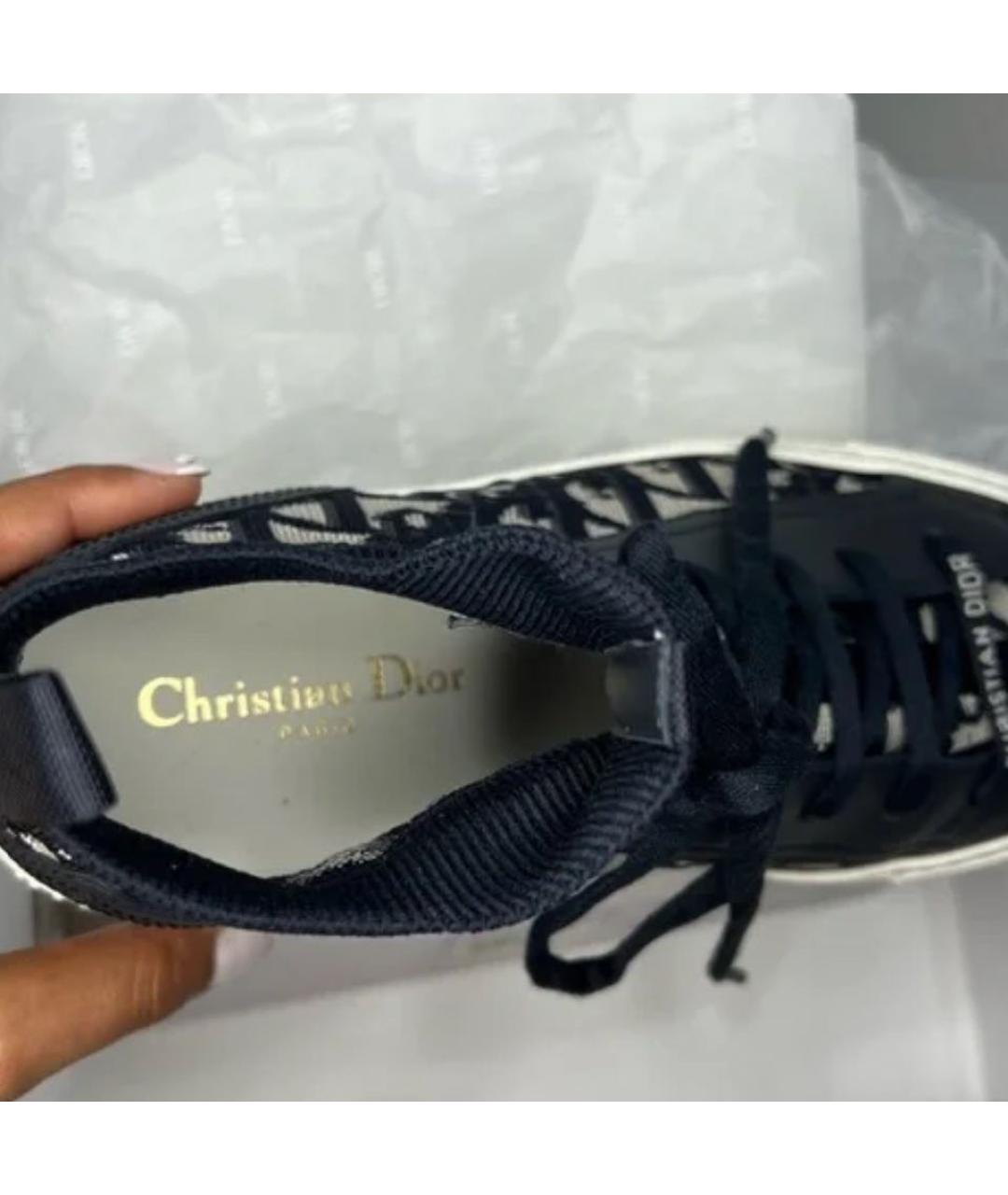 CHRISTIAN DIOR Темно-синие кеды, фото 7