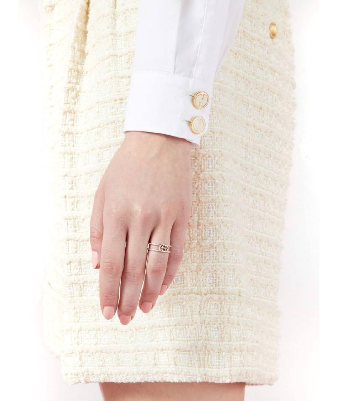 GUCCI Серебряное серебряное кольцо, фото 5