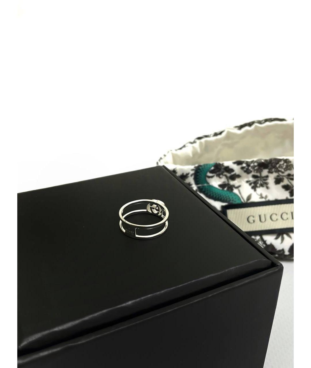 GUCCI Серебряное серебряное кольцо, фото 4
