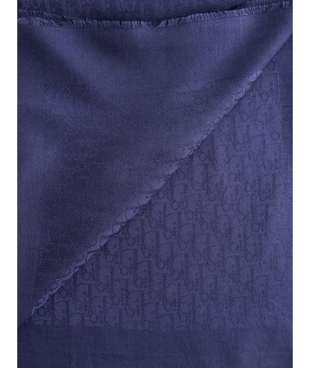 CHRISTIAN DIOR PRE-OWNED Фиолетовый кашемировый платок, фото 4
