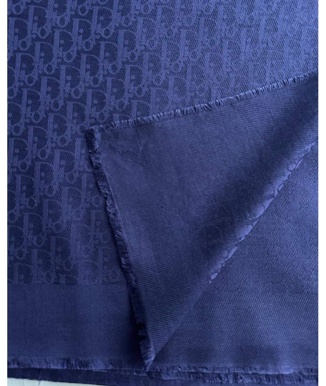 CHRISTIAN DIOR PRE-OWNED Фиолетовый кашемировый платок, фото 2