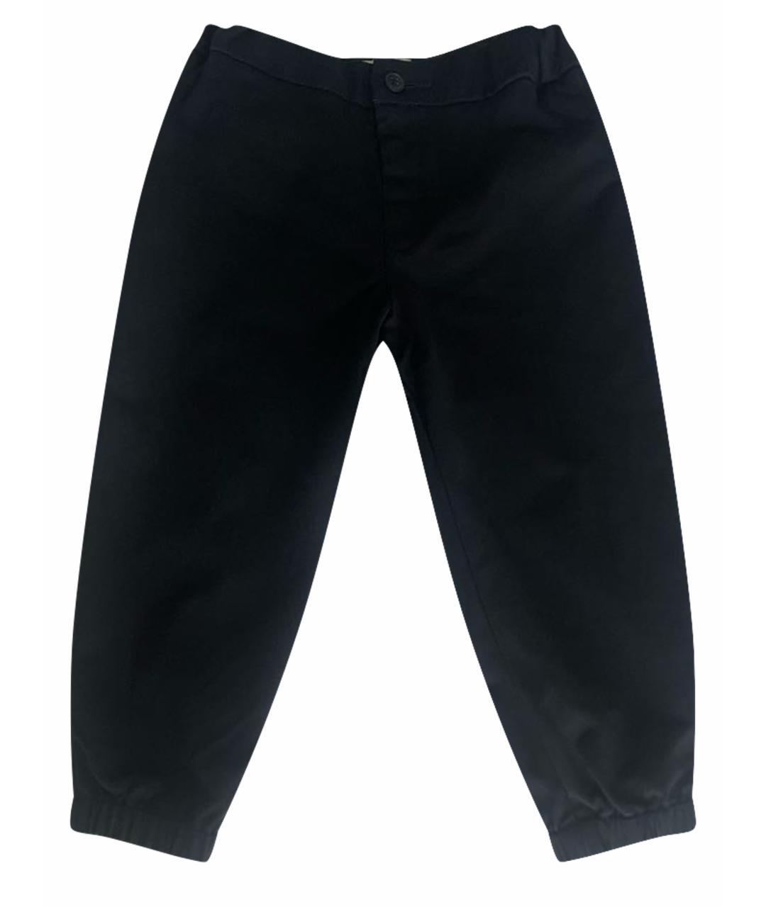 EMPORIO ARMANI Черные хлопковые брюки и шорты, фото 1