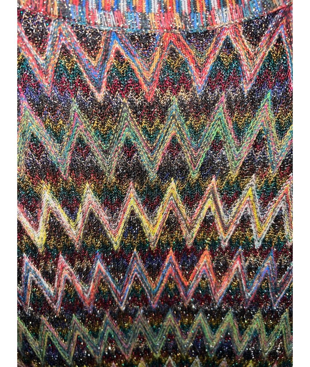 MISSONI Мульти вискозное коктейльное платье, фото 6