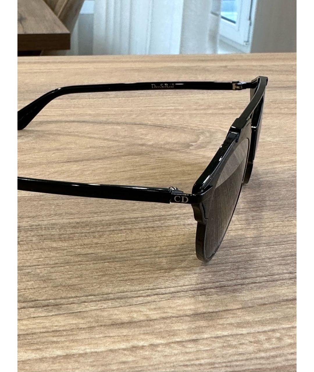 CHRISTIAN DIOR PRE-OWNED Черные солнцезащитные очки, фото 3