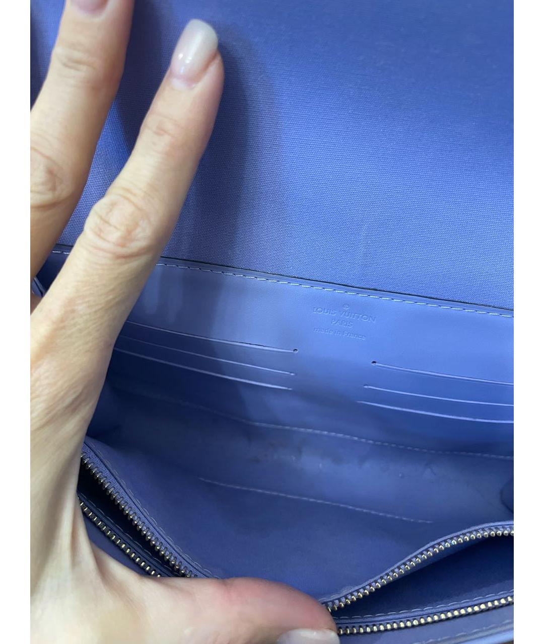 LOUIS VUITTON PRE-OWNED Фиолетовая сумка через плечо из лакированной кожи, фото 6