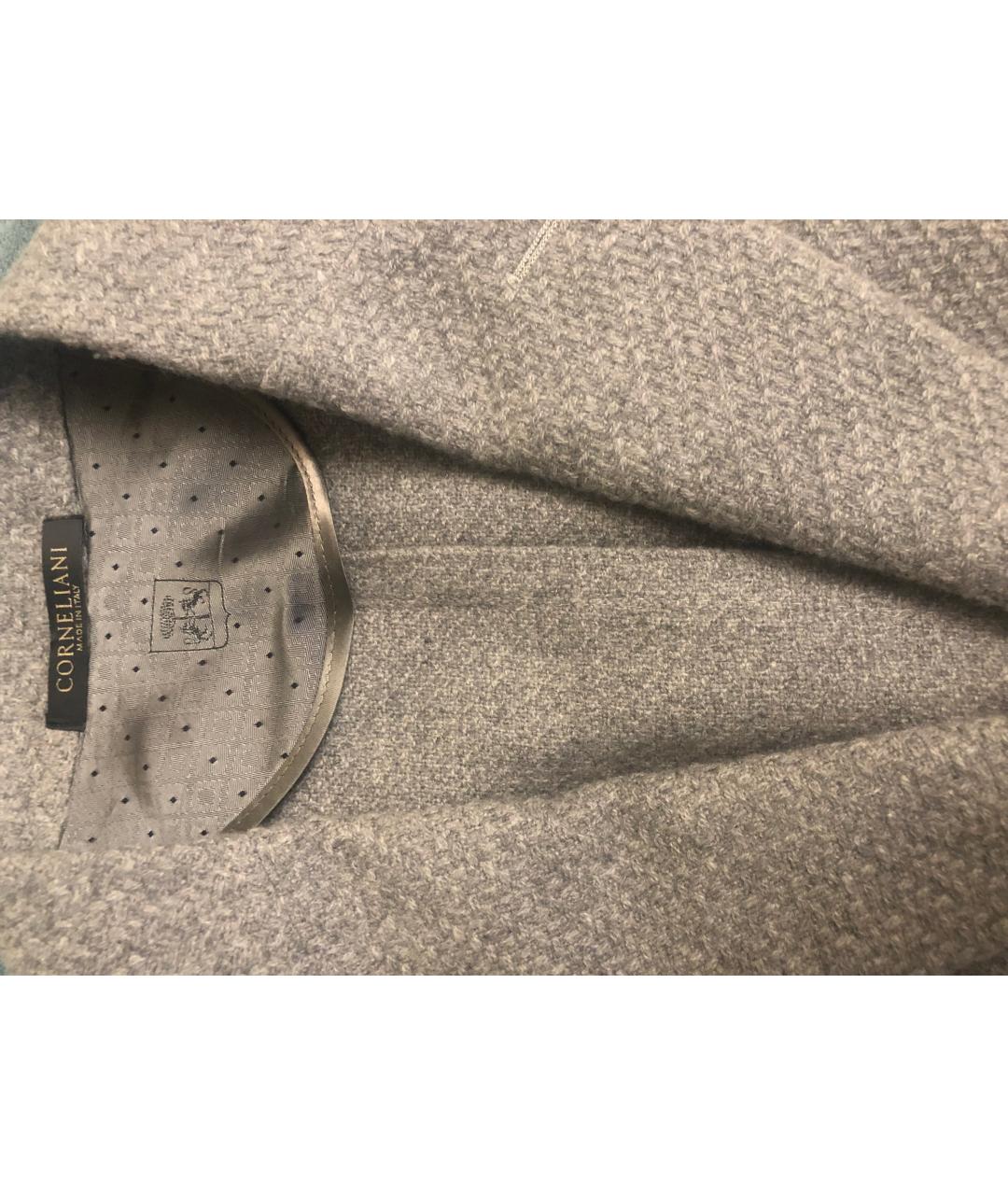CORNELIANI Серый шерстяной пиджак, фото 9