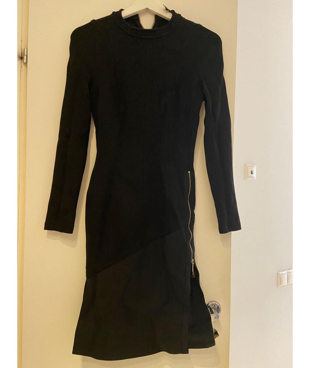 LOUIS VUITTON PRE-OWNED Черное синтетическое повседневное платье, фото 5