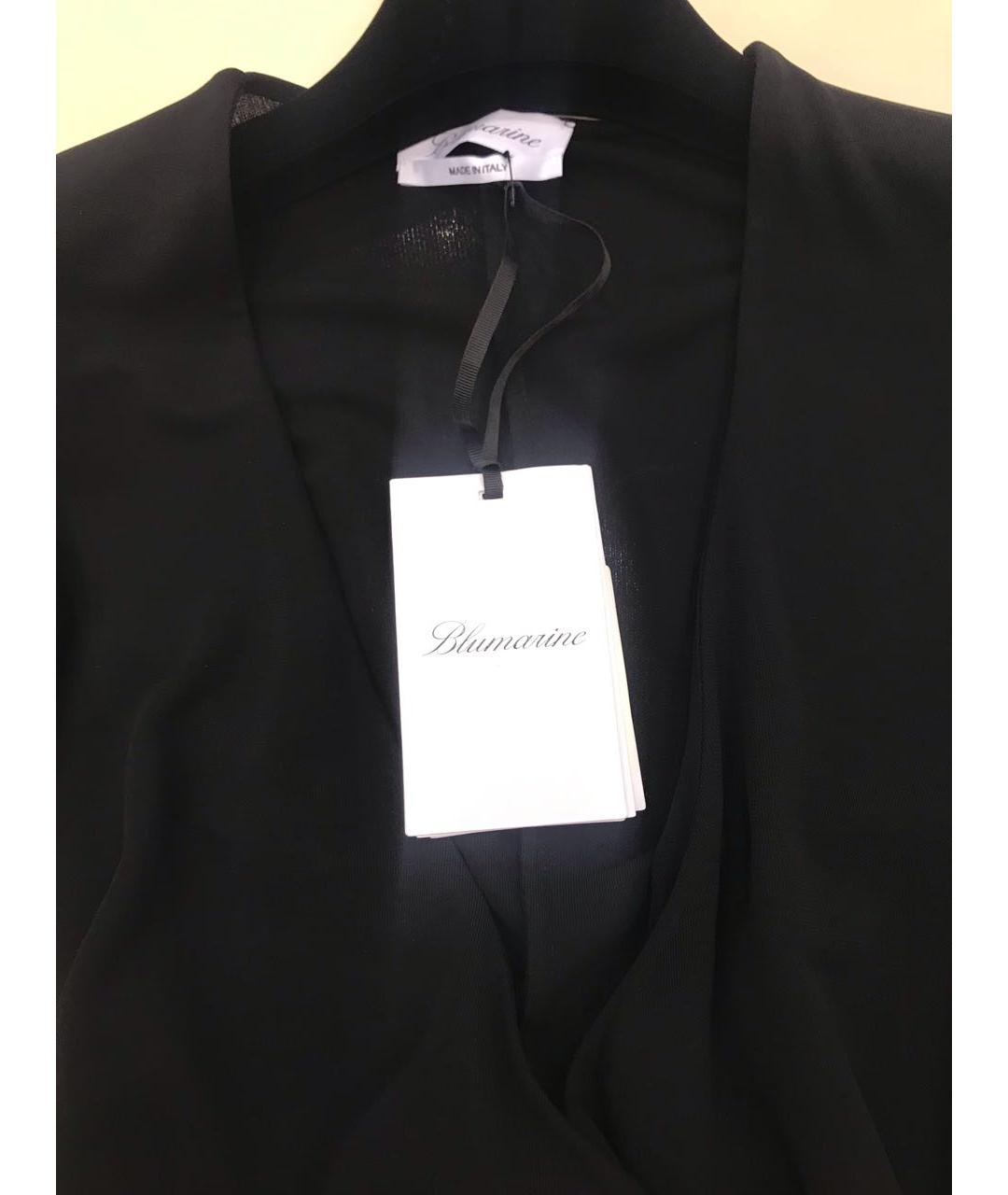 BLUMARINE Черная вискозная блузы, фото 3