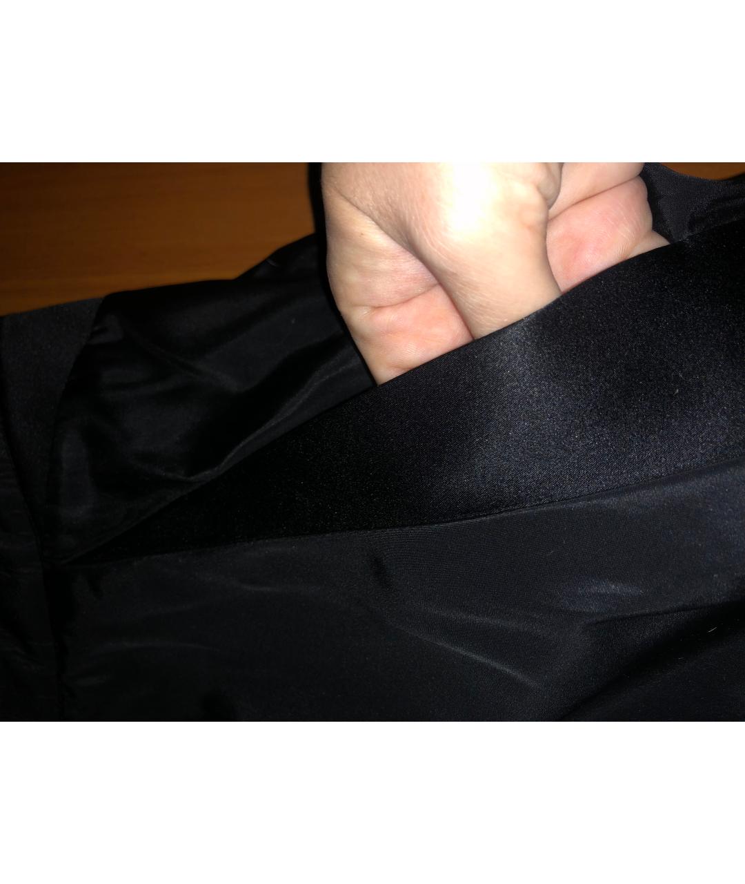 BALENCIAGA Черная ацетатная юбка миди, фото 3