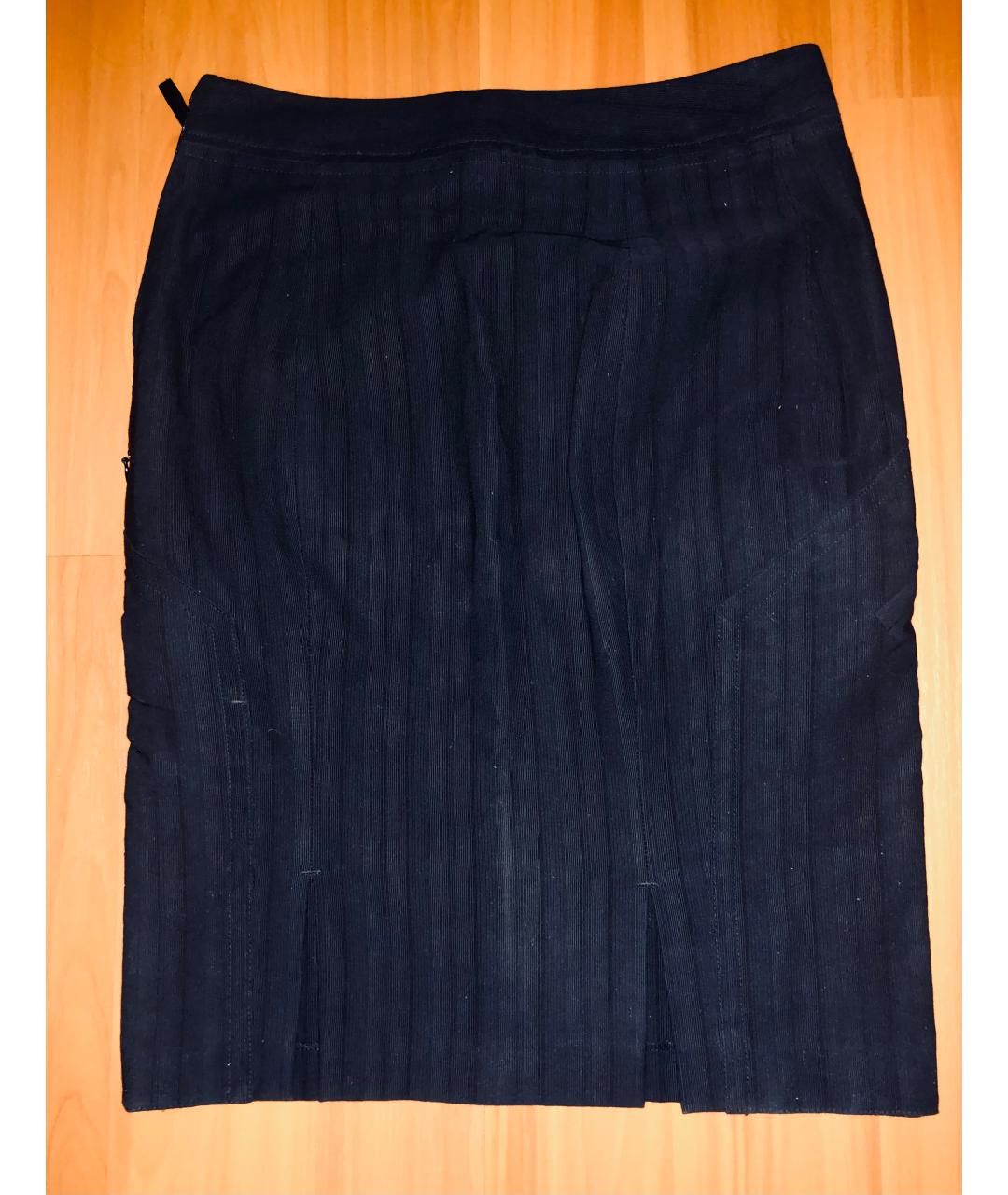 COSTUME NATIONAL Черная юбка миди, фото 2