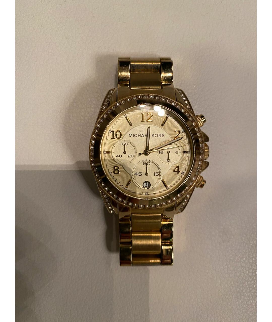 MICHAEL KORS Золотые часы, фото 2