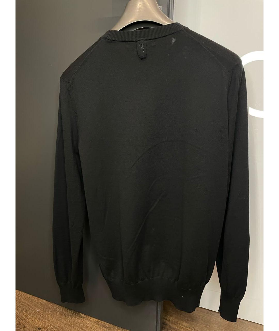 BILLIONAIRE Черный хлопковый джемпер / свитер, фото 2