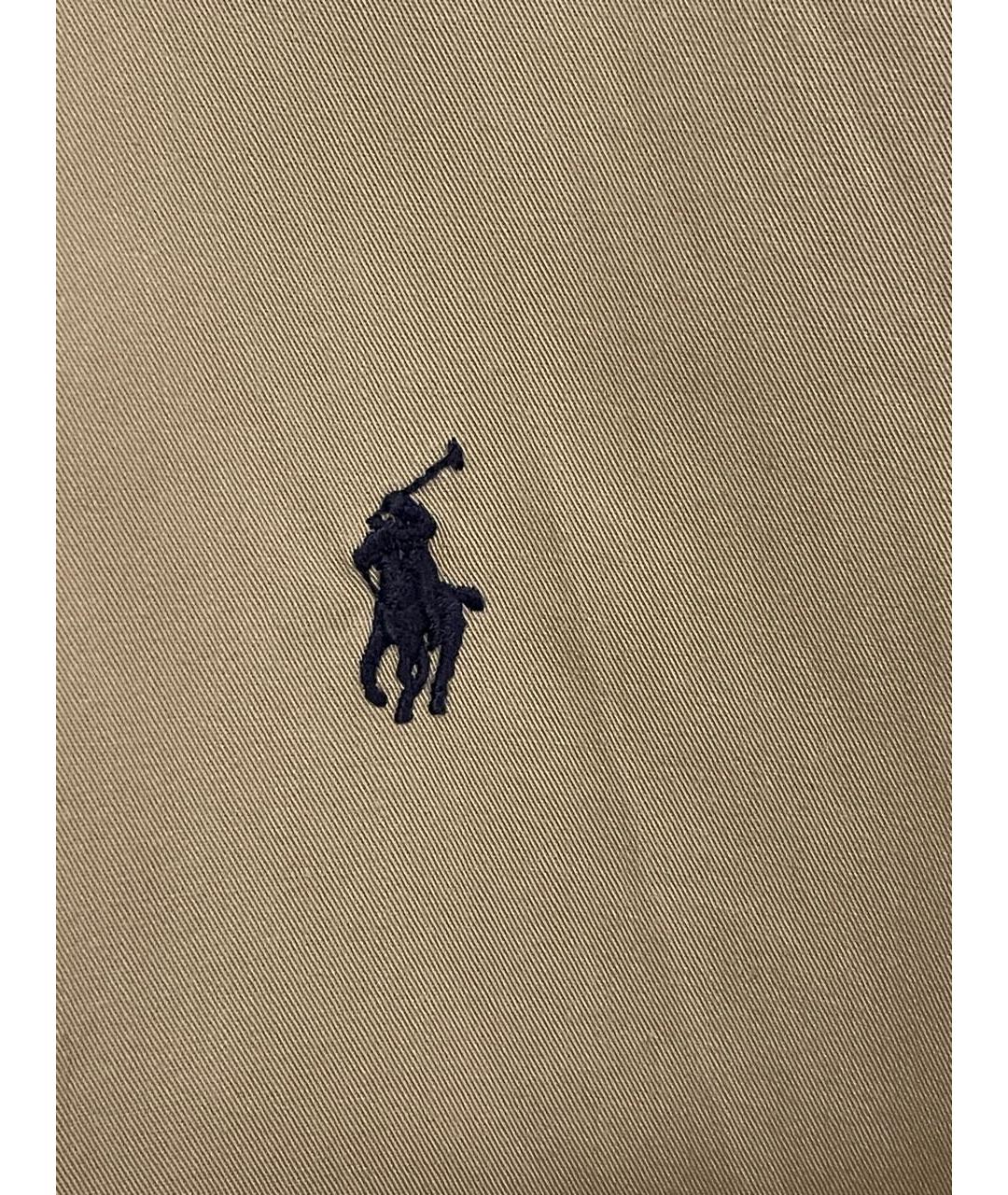 POLO RALPH LAUREN Бежевая хлопковая рубашка, фото 7