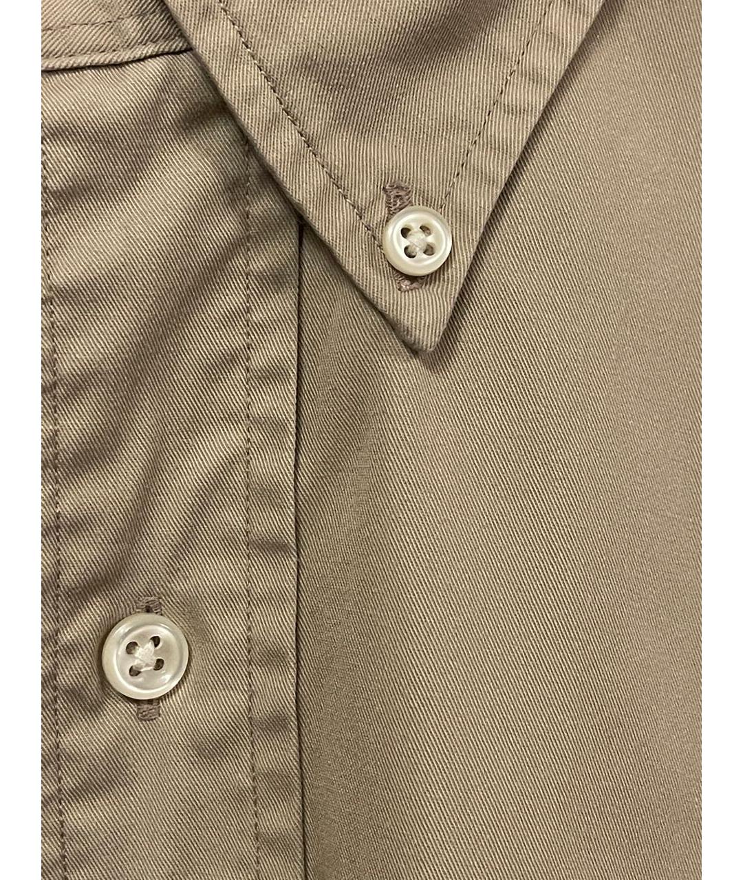 POLO RALPH LAUREN Бежевая хлопковая рубашка, фото 6