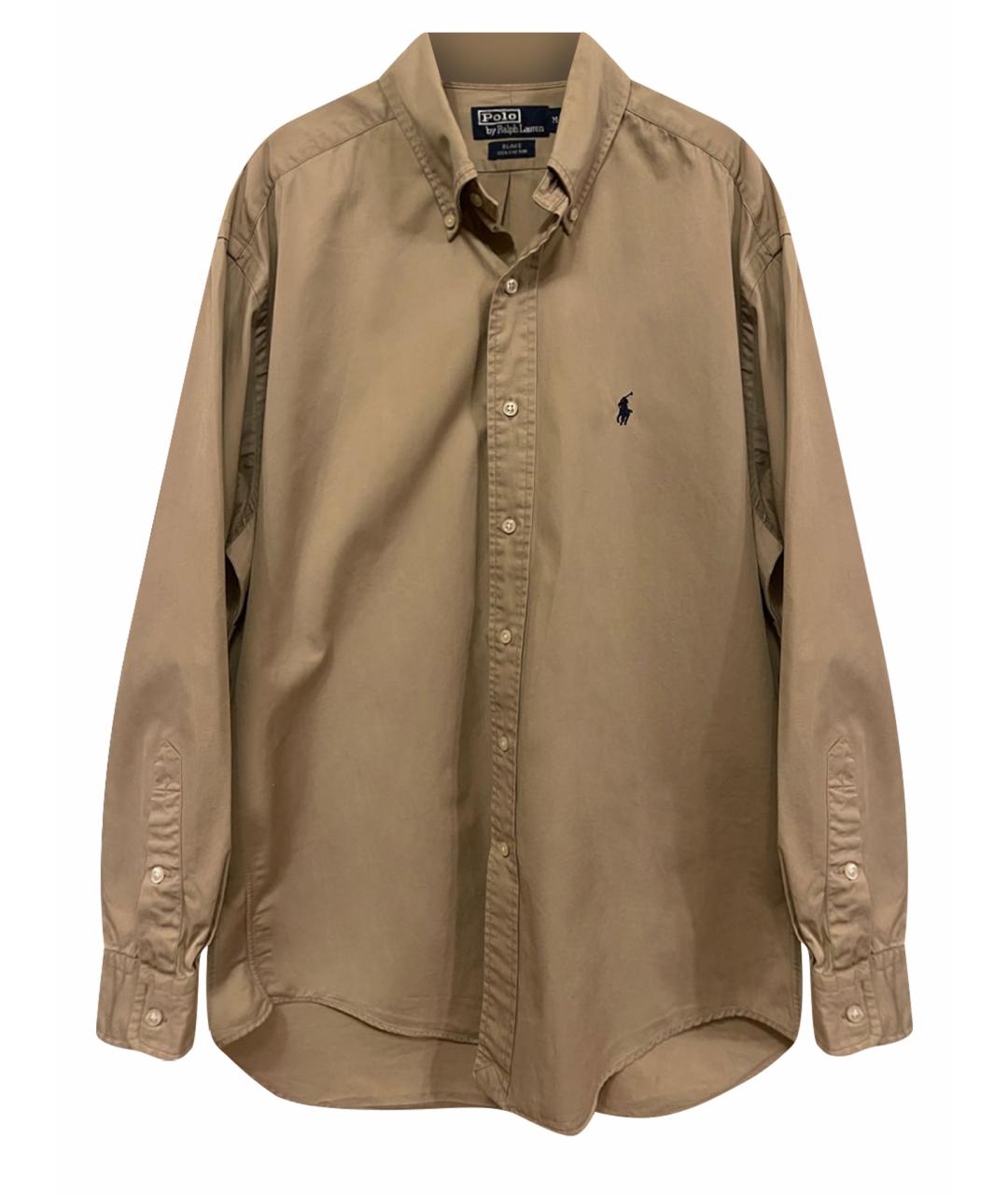 POLO RALPH LAUREN Бежевая хлопковая рубашка, фото 1