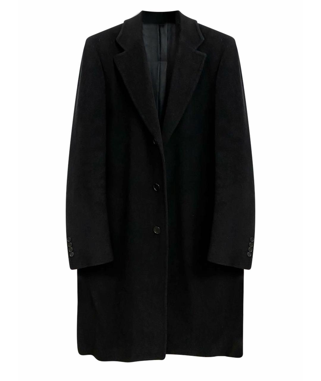 CANALI Черное шерстяное пальто, фото 1