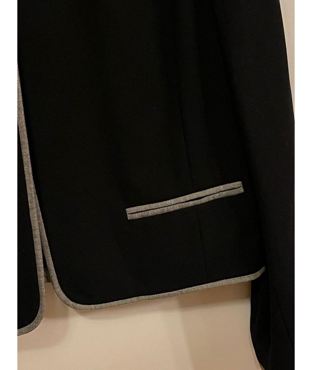 ESCADA Черный шерстяной жакет/пиджак, фото 4