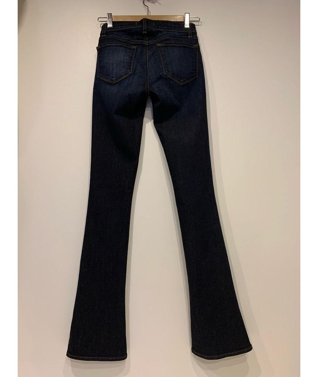 JBRAND Темно-синие хлопко-эластановые джинсы клеш, фото 2