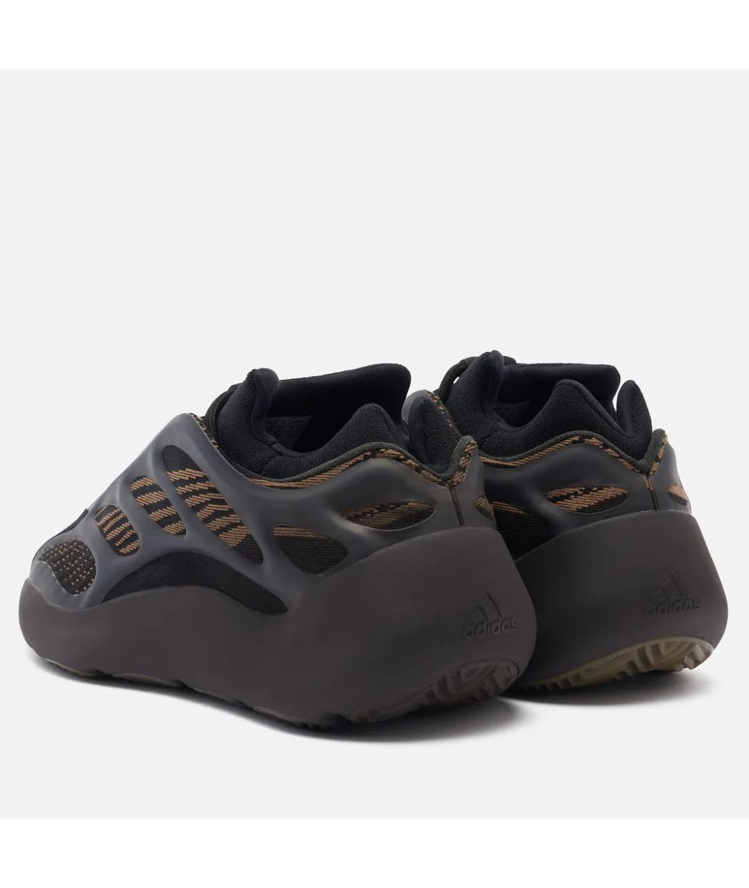 ADIDAS YEEZY Черные низкие кроссовки / кеды, фото 4