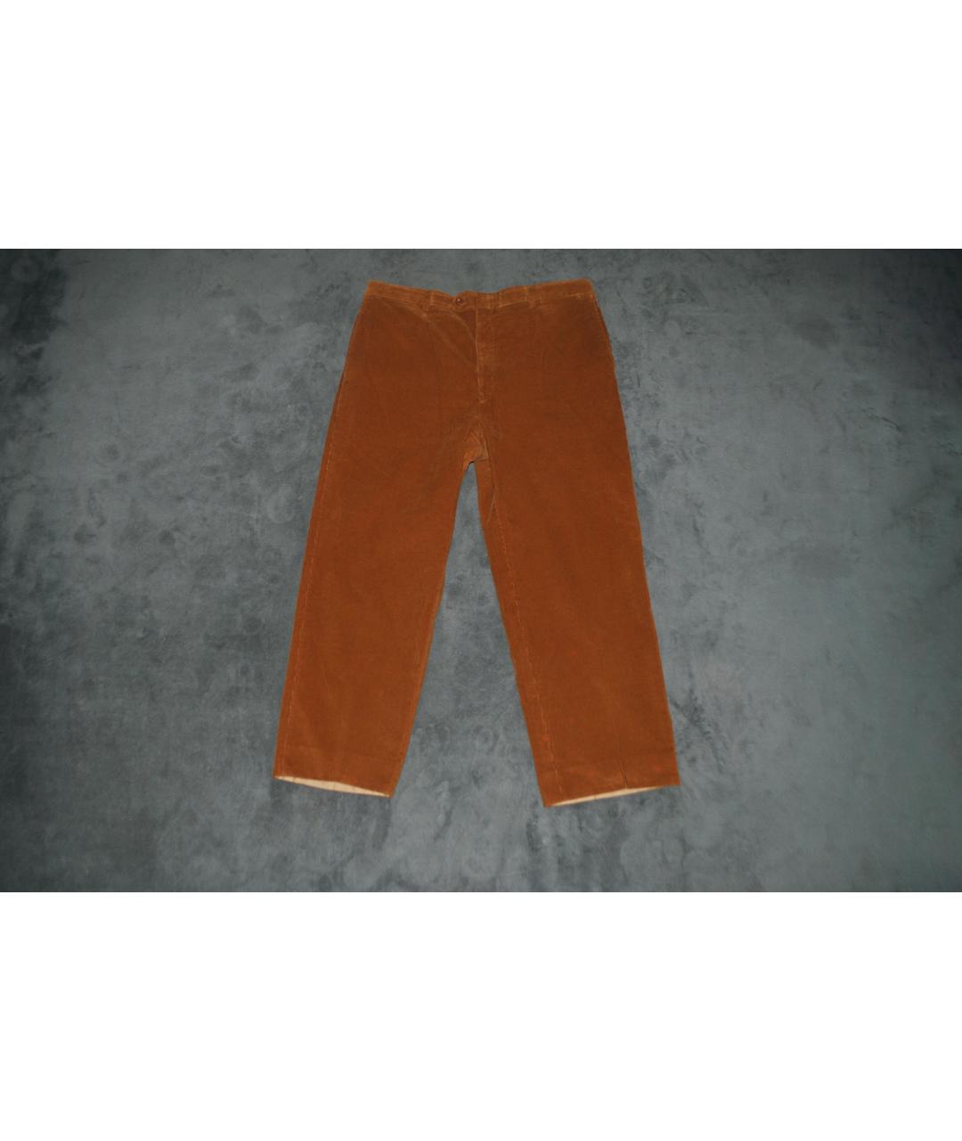 BRIONI Оранжевое классические брюки, фото 7