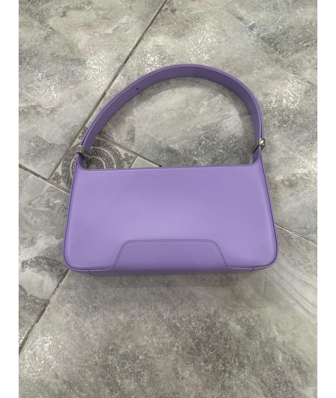BURBERRY Фиолетовая кожаная сумка через плечо, фото 3