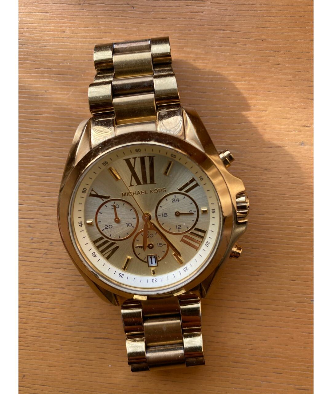 MICHAEL KORS Золотые позолоченные часы, фото 5