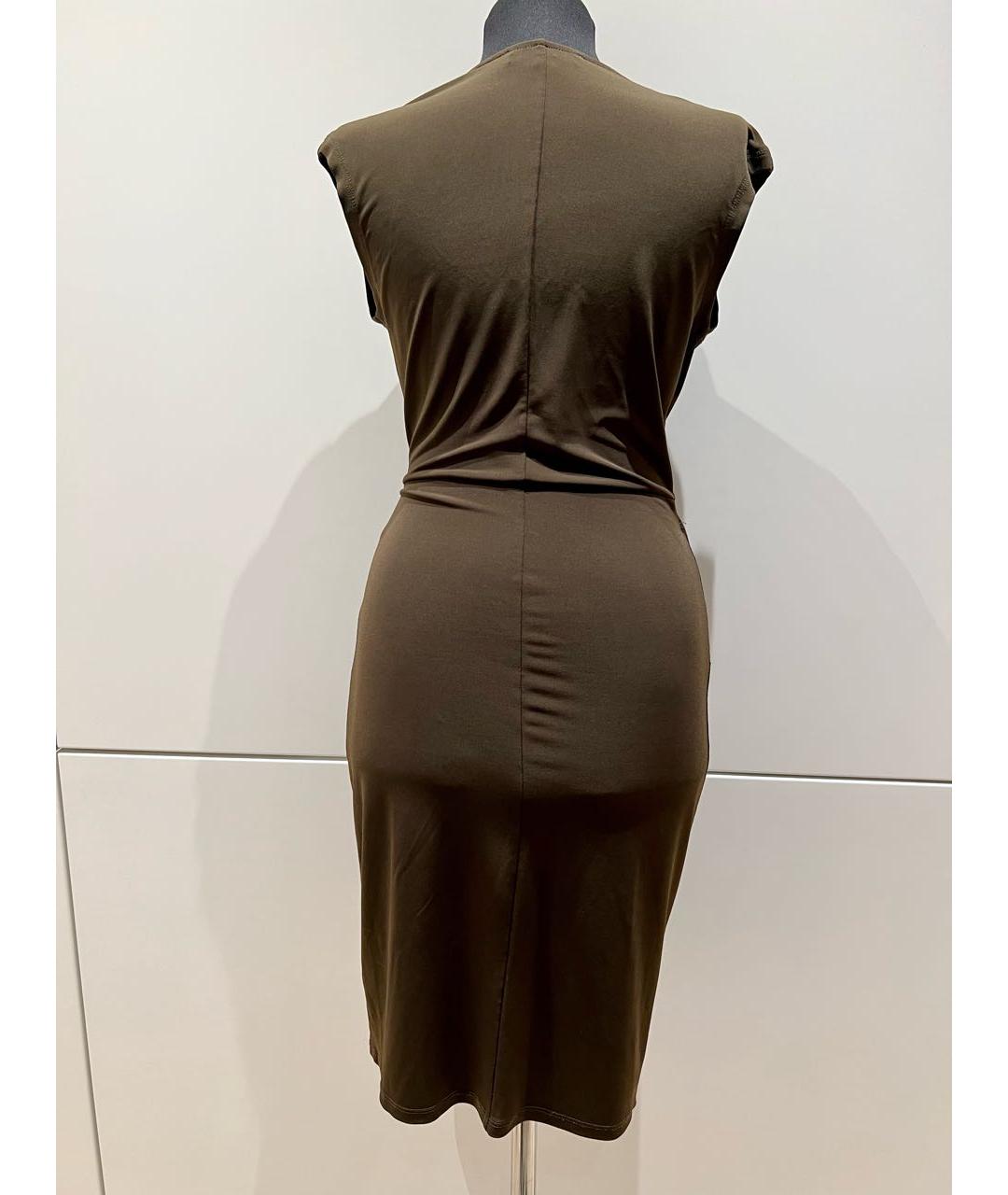 MICHAEL KORS Коричневое полиэстеровое коктейльное платье, фото 2