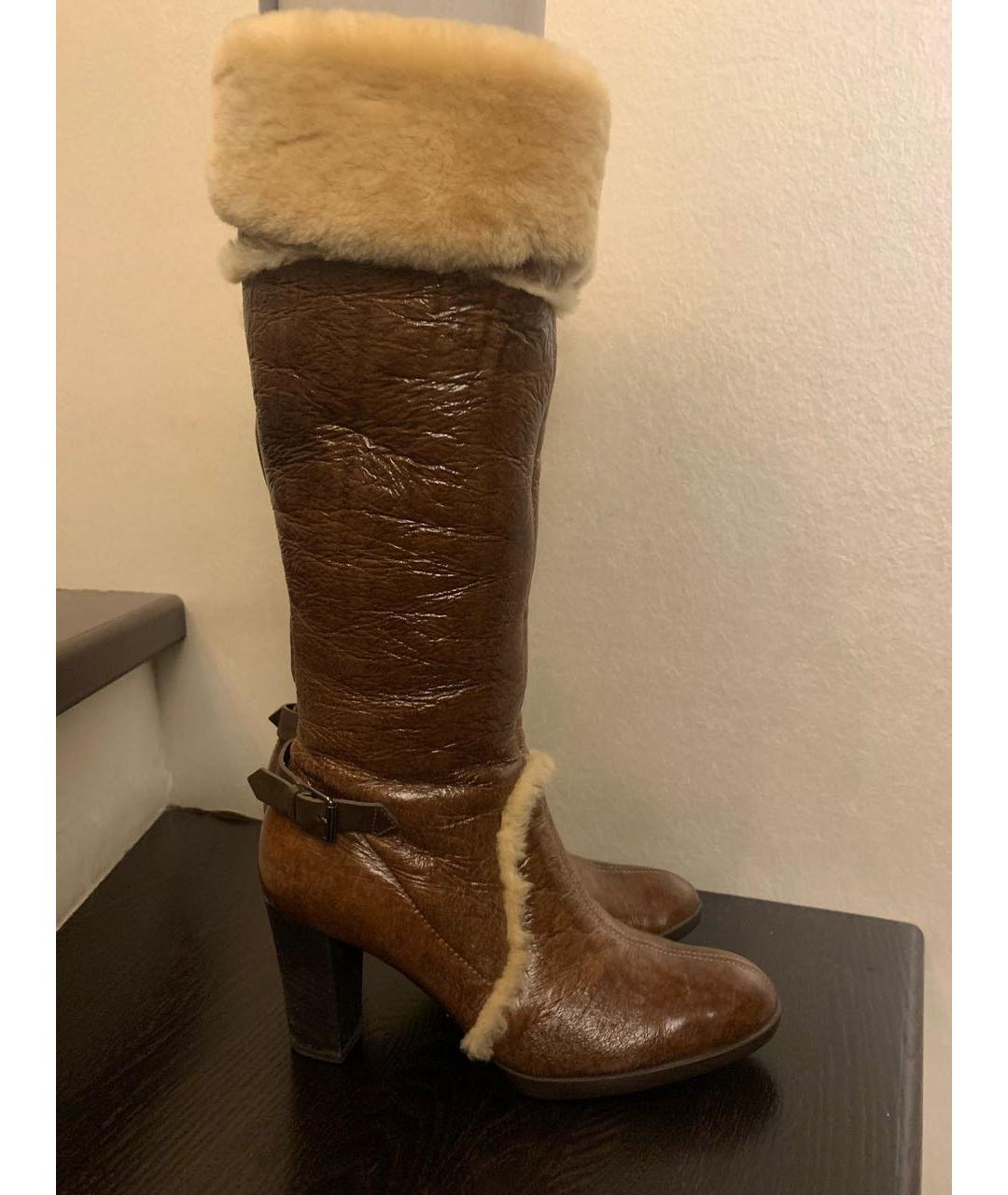 CASADEI Коричневые сапоги, фото 9