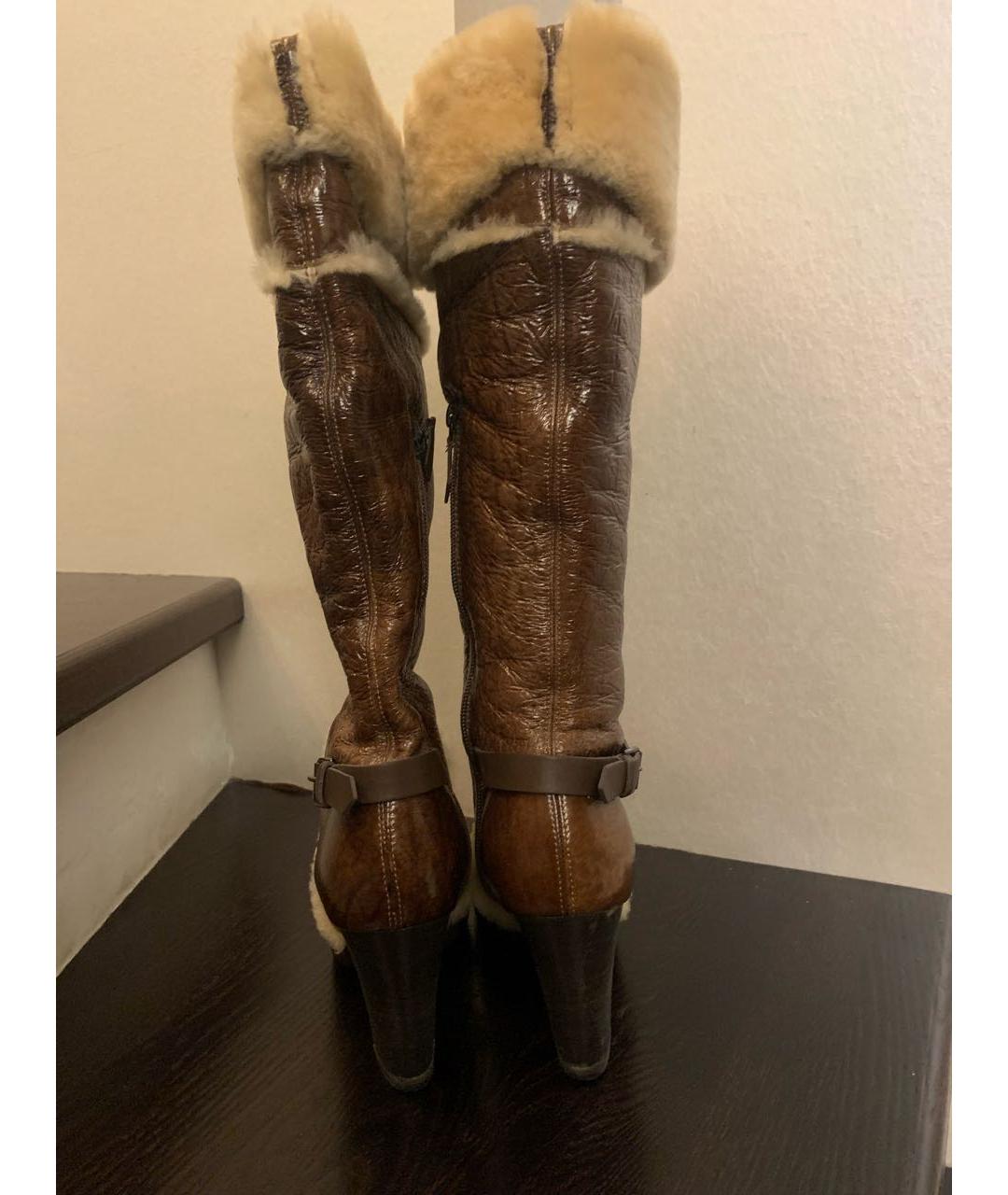 CASADEI Коричневые сапоги, фото 5