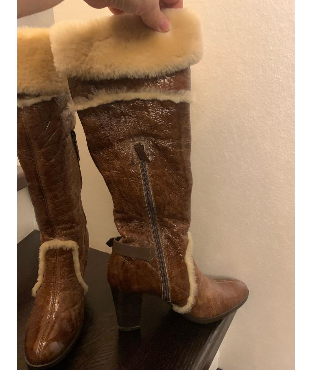 CASADEI Коричневые сапоги, фото 6