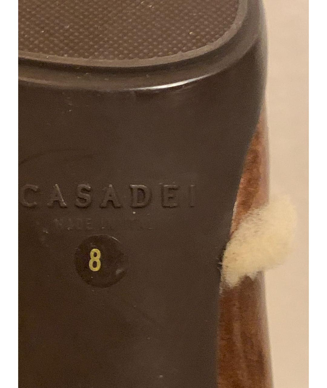 CASADEI Коричневые сапоги, фото 7