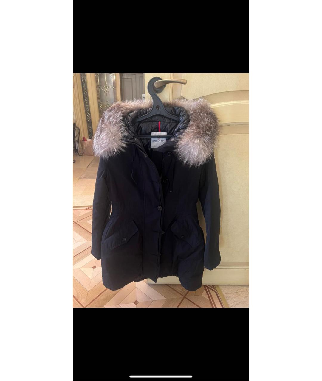 MONCLER Черная куртка, фото 2