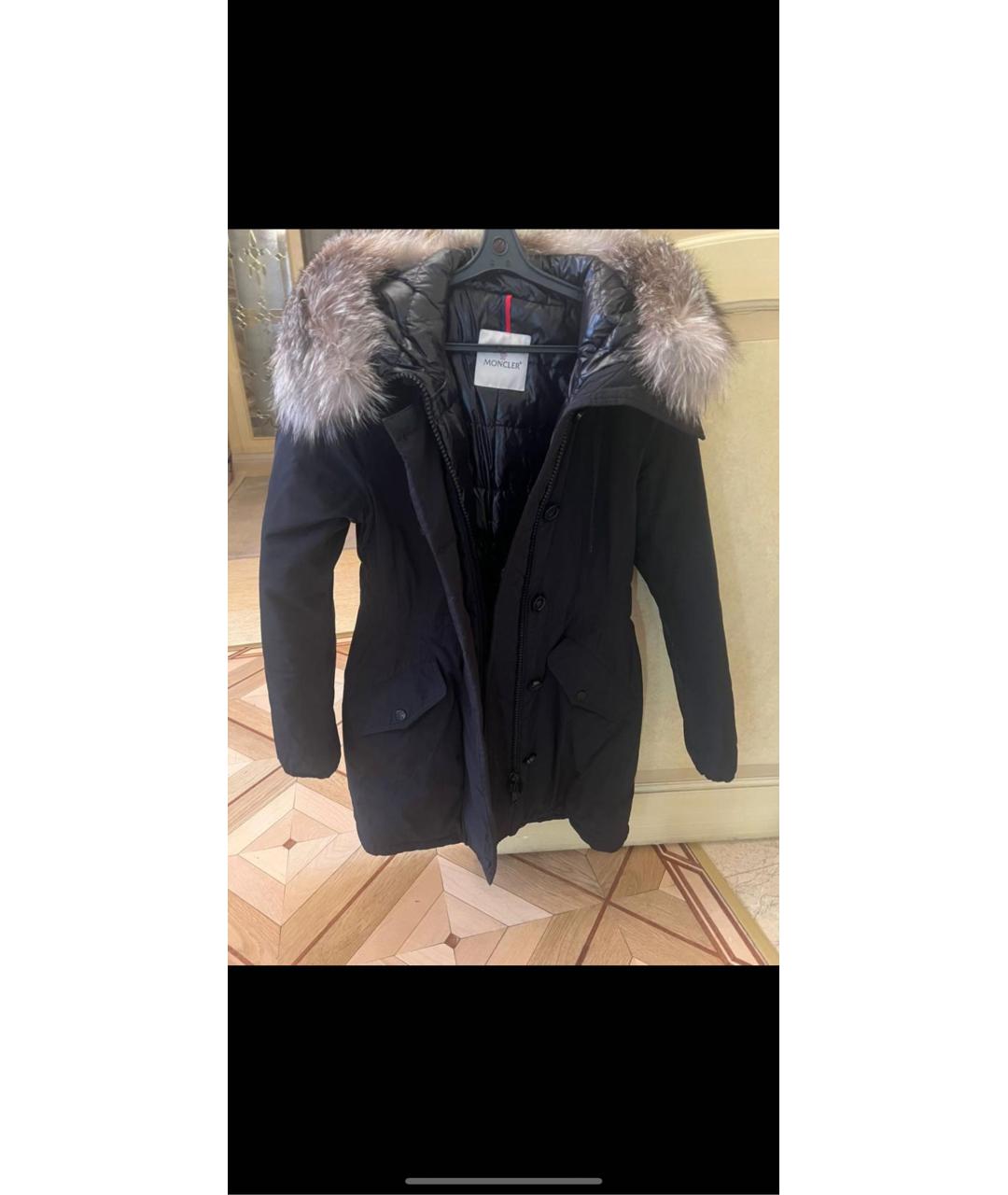 MONCLER Черная куртка, фото 4