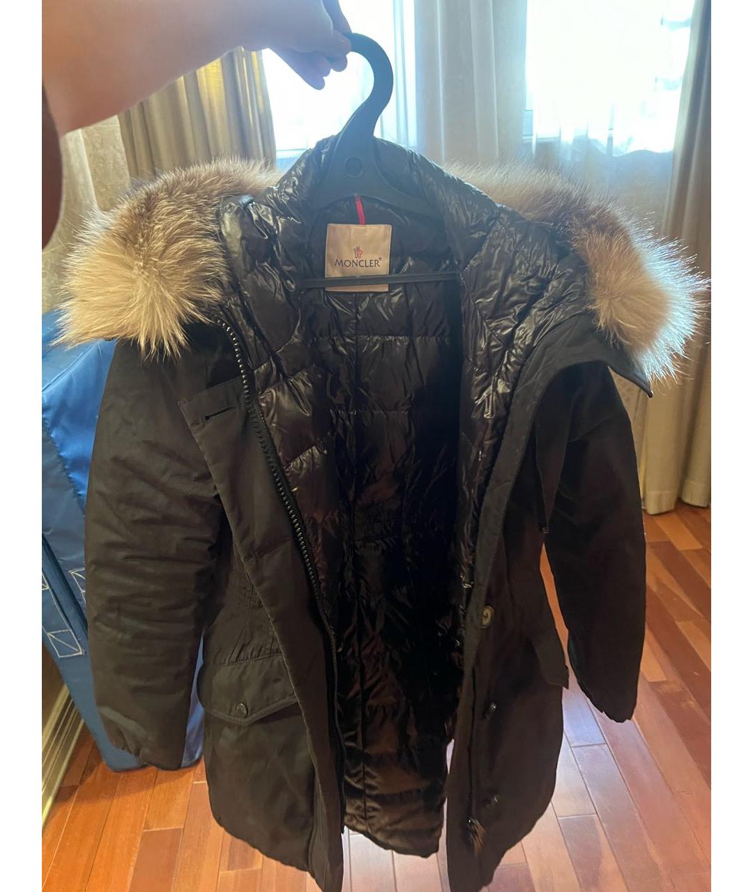MONCLER Черная куртка, фото 5