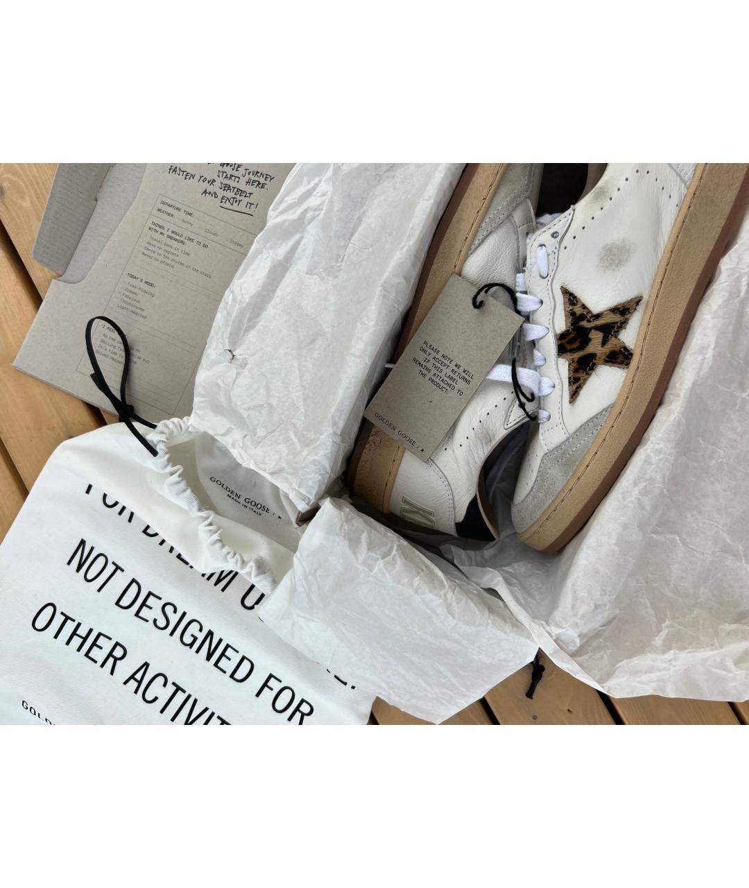 GOLDEN GOOSE DELUXE BRAND Кожаные кеды, фото 5