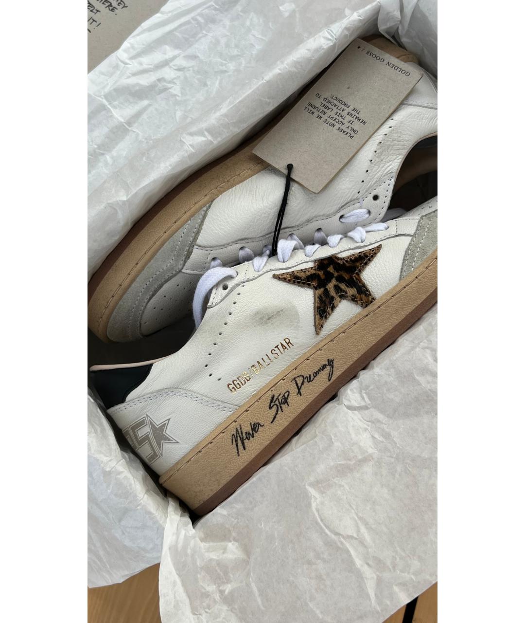 GOLDEN GOOSE DELUXE BRAND Кожаные кеды, фото 7