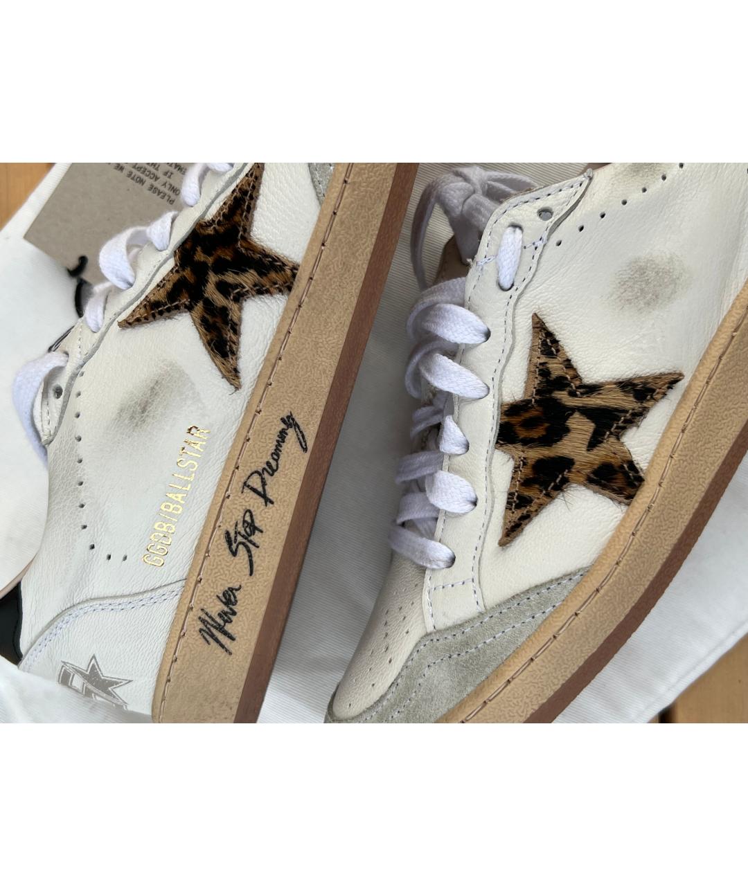 GOLDEN GOOSE DELUXE BRAND Кожаные кеды, фото 6