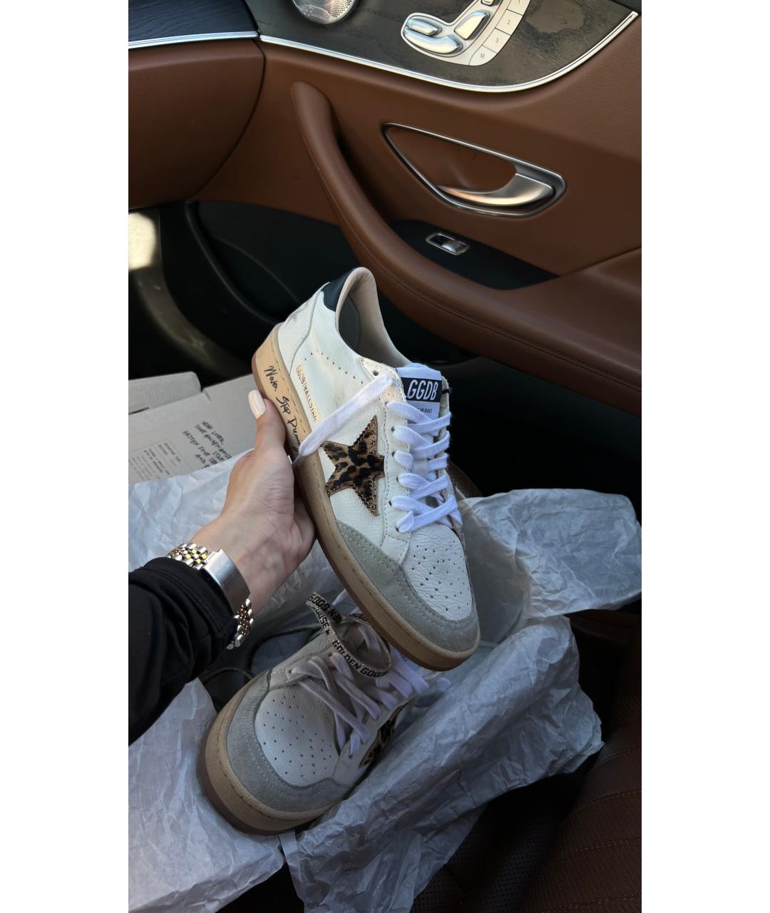 GOLDEN GOOSE DELUXE BRAND Кожаные кеды, фото 3