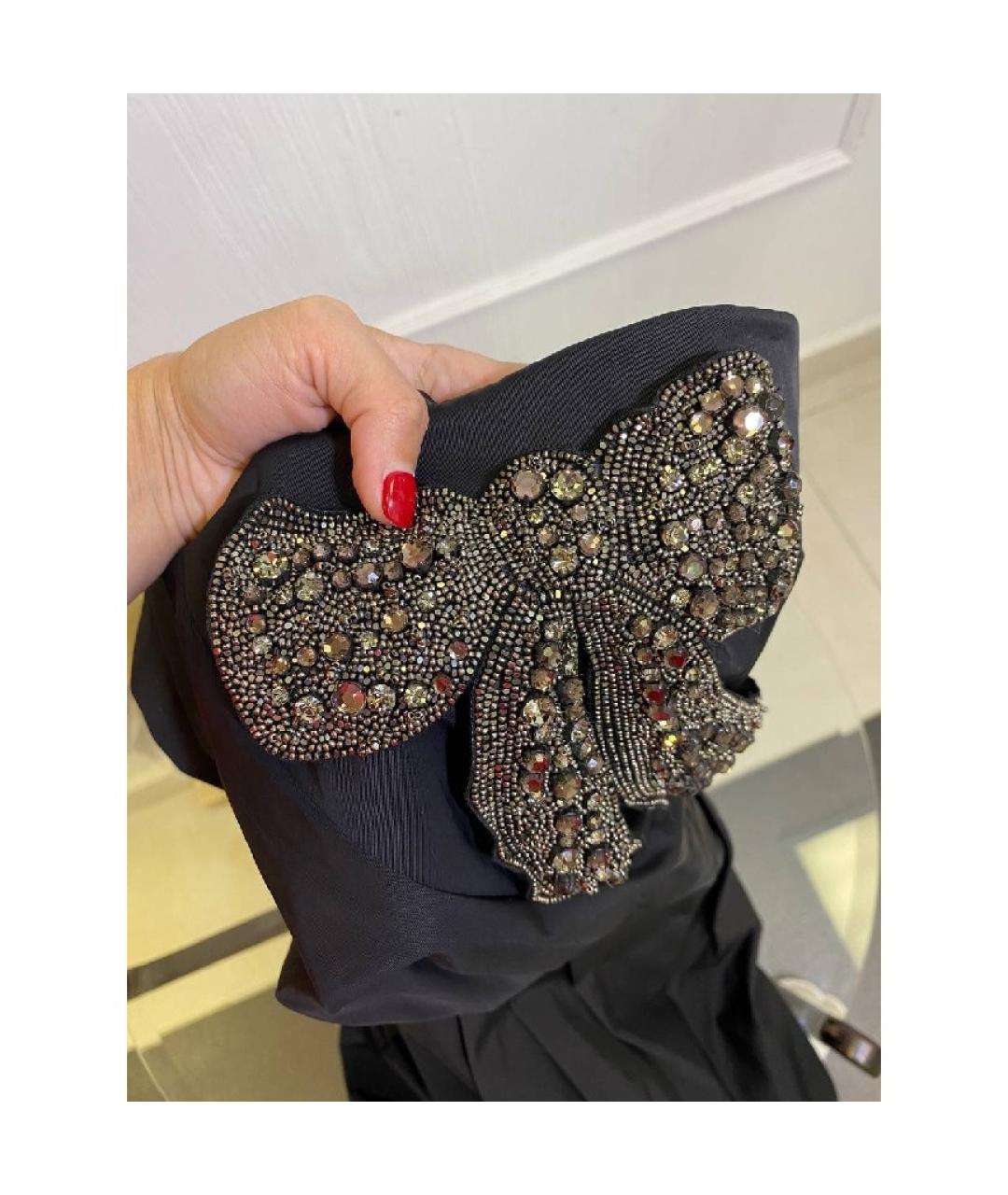 ELISABETTA FRANCHI Черное платье, фото 7